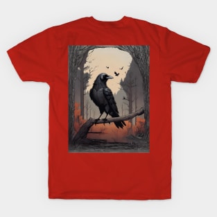 creepy crow T-Shirt